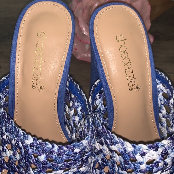 NWOB SHOE DAZZLE KENZIE WOOVEN MULE PUMP - Picture 7 of 8